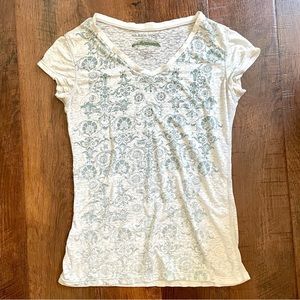 EARTH YOGA tee shirt, size L